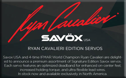 Savox Ryan Cavalieri Edition Servos